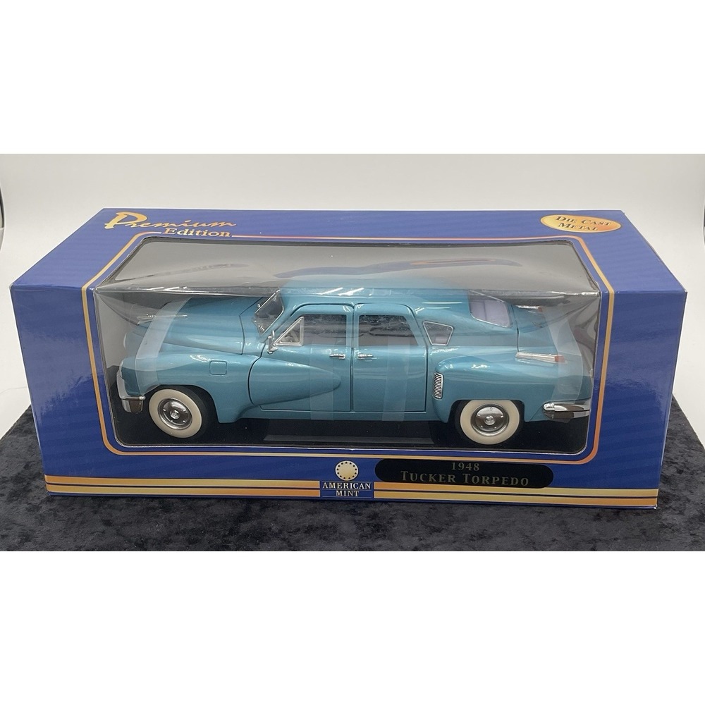 American Mint Premium Edition 1948 Tucker Torpedo Metallic Waltz Blue - NIB